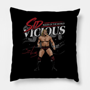Sid Vicious Ruler Of The World Pillow