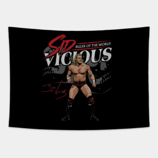 Sid Vicious Ruler Of The World Tapestry