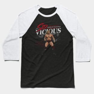 Sid Vicious Ruler Of The World Baseball T-Shirt