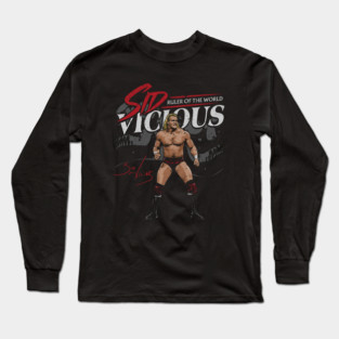 Sid Vicious Ruler Of The World Long Sleeve T-Shirt