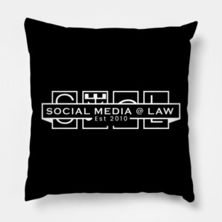 Social Media @ Law Dark Pillow