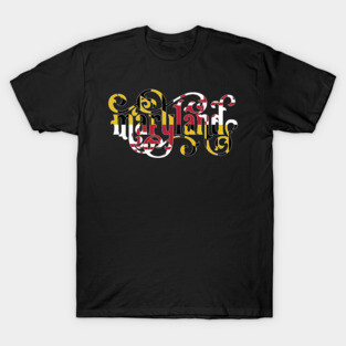 Maryland Script Flag T-Shirt
