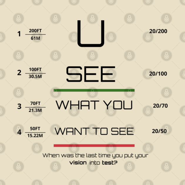 You see what you want to see! by C.Code