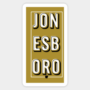 Jonesboro City Block Sticker