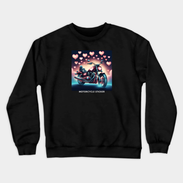 Motorcycle Lover Crewneck Sweatshirt by BlackMeme94