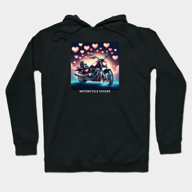 Motorcycle Lover Hoodie by BlackMeme94