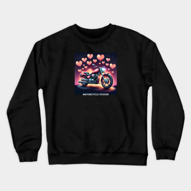 Motorcycle Lover Crewneck Sweatshirt by BlackMeme94