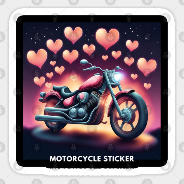 Motorcycle Lover Sticker by BlackMeme94