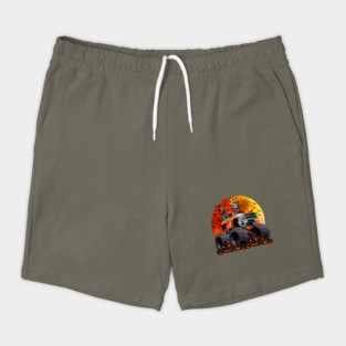 Skeleton Monster Truck Moon Candy Toddler Boys Halloween Kid Shorts