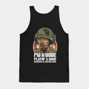 Tropic Thunder, Kirk Lazarus, Cult Classic Tank Top
