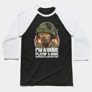 Tropic Thunder, Kirk Lazarus, Cult Classic Baseball T-Shirt