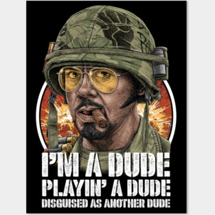Tropic Thunder, Kirk Lazarus, Cult Classic Posters and Art