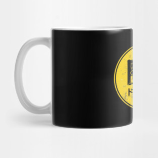 808 Drum Machine Yellow Mug