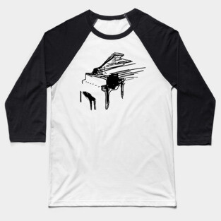Piano Baseball T-Shirt