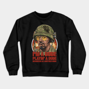 Tropic Thunder, Kirk Lazarus, Cult Classic Crewneck Sweatshirt