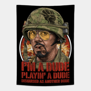 Tropic Thunder, Kirk Lazarus, Cult Classic Tapestry