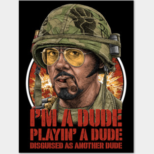 Tropic Thunder, Kirk Lazarus, Cult Classic Posters and Art