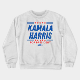 Kamala Harris for President Crewneck Sweatshirt