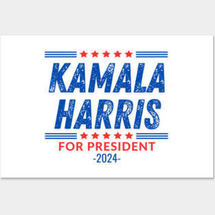 Kamala Harris for President Posters and Art