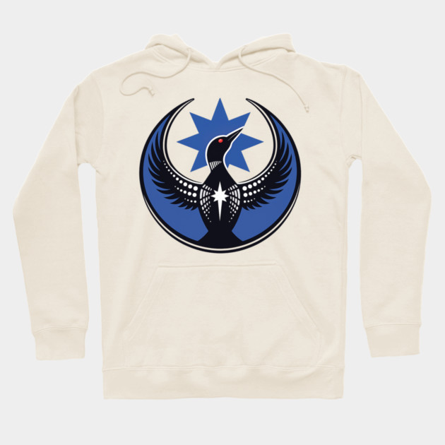 Minnesota-Rebel-Loon Hoodie by BlackMeme94