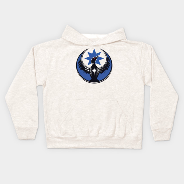 Minnesota-Rebel-Loon Kids Hoodie by BlackMeme94