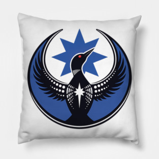 Minnesota-Rebel-Loon Pillow
