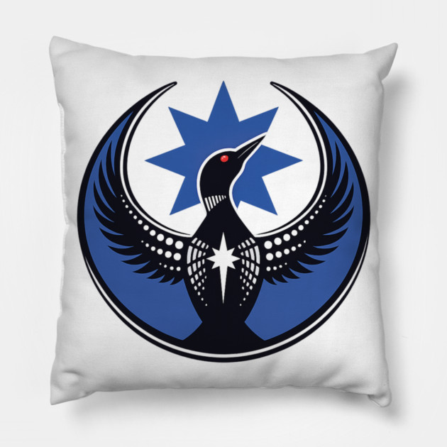 Minnesota-Rebel-Loon Pillow by BlackMeme94