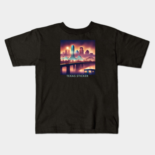 Texas Kids T-Shirt by BlackMeme94