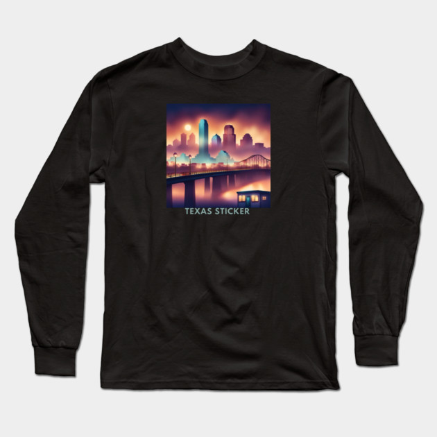 Texas Long Sleeve T-Shirt by BlackMeme94