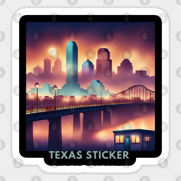Texas Sticker by BlackMeme94