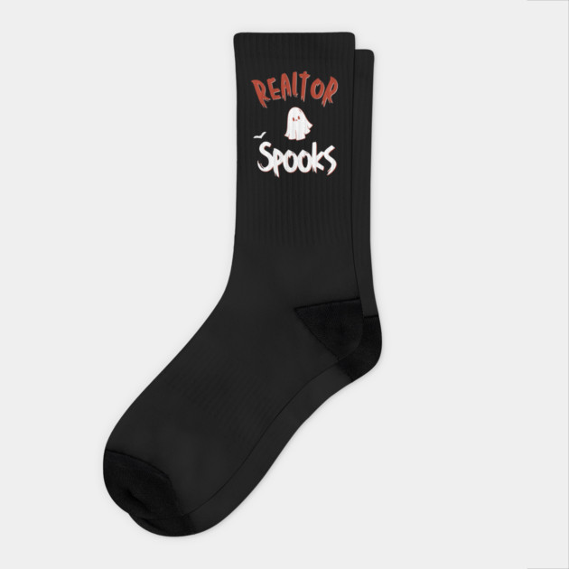 Real Estate Spooks Socks by REG