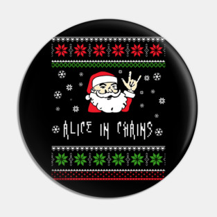alice santa metal Pin
