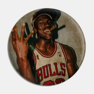 Michael Jordan Cigar #2 Pin