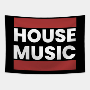 HOUSE MUSIC  - DMC Steez (White) Tapestry