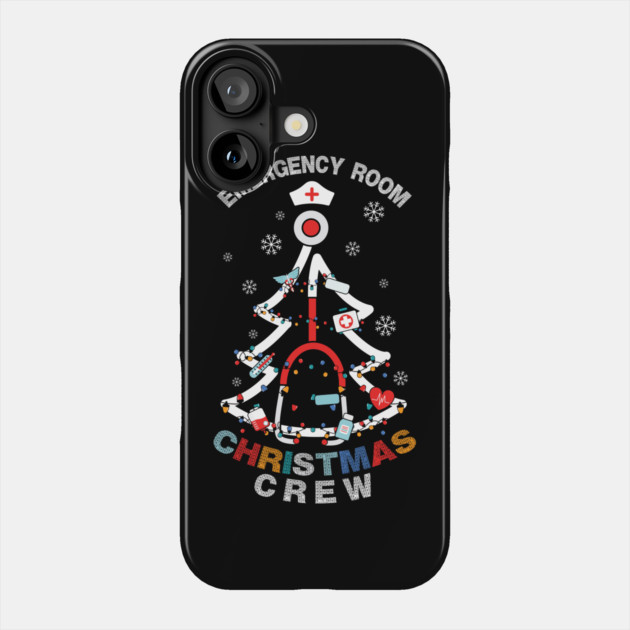 Emergency Room Christmas Crew Phone Case by The WYLD Tribe
