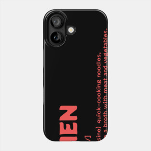 Ramen Definition Phone Case
