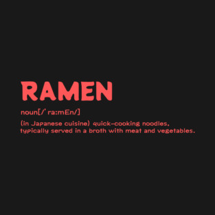 Ramen Definition T-Shirt