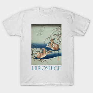 Mandarin Ducks by Utagawa Hiroshige T-Shirt