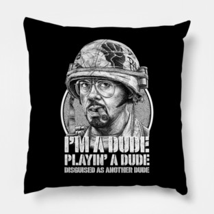 Tropic Thunder, Kirk Lazarus, Cult Classic Pillow