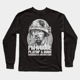 Tropic Thunder, Kirk Lazarus, Cult Classic Long Sleeve T-Shirt