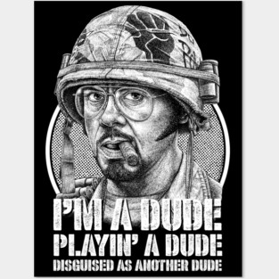 Tropic Thunder, Kirk Lazarus, Cult Classic Posters and Art