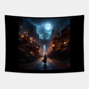 Scary Halloween Tapestry