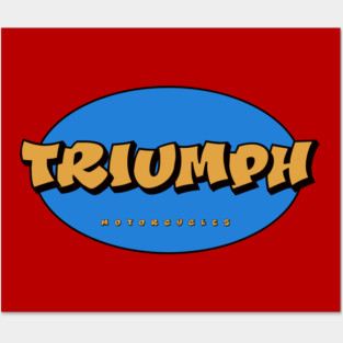 Triumph Motorcycle Posters and Art