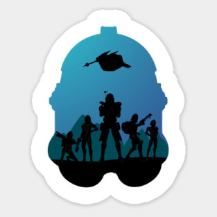 The War of The Clones Sticker