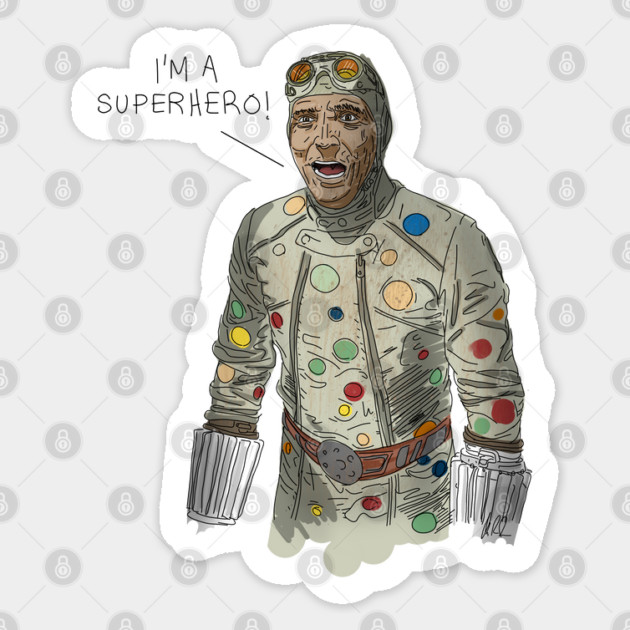 Suicide Squad: I'm A Superhero! Sticker by 51Deesigns