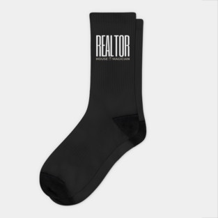 Real Estate House Magician Socks