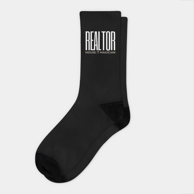 Real Estate House Magician Socks by REG