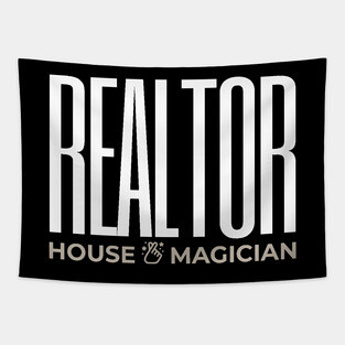 Real Estate House Magician Tapestry