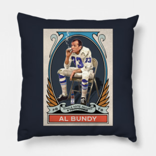 Al Bundy Polk High Football Trading Card Pillow