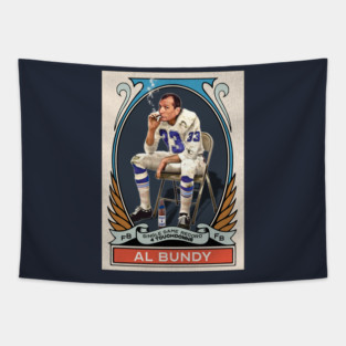Al Bundy Polk High Football Trading Card Tapestry